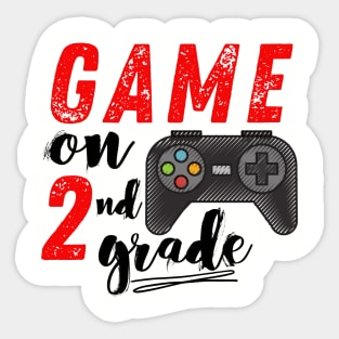 Game On 2nd Grade Back to School Sticker